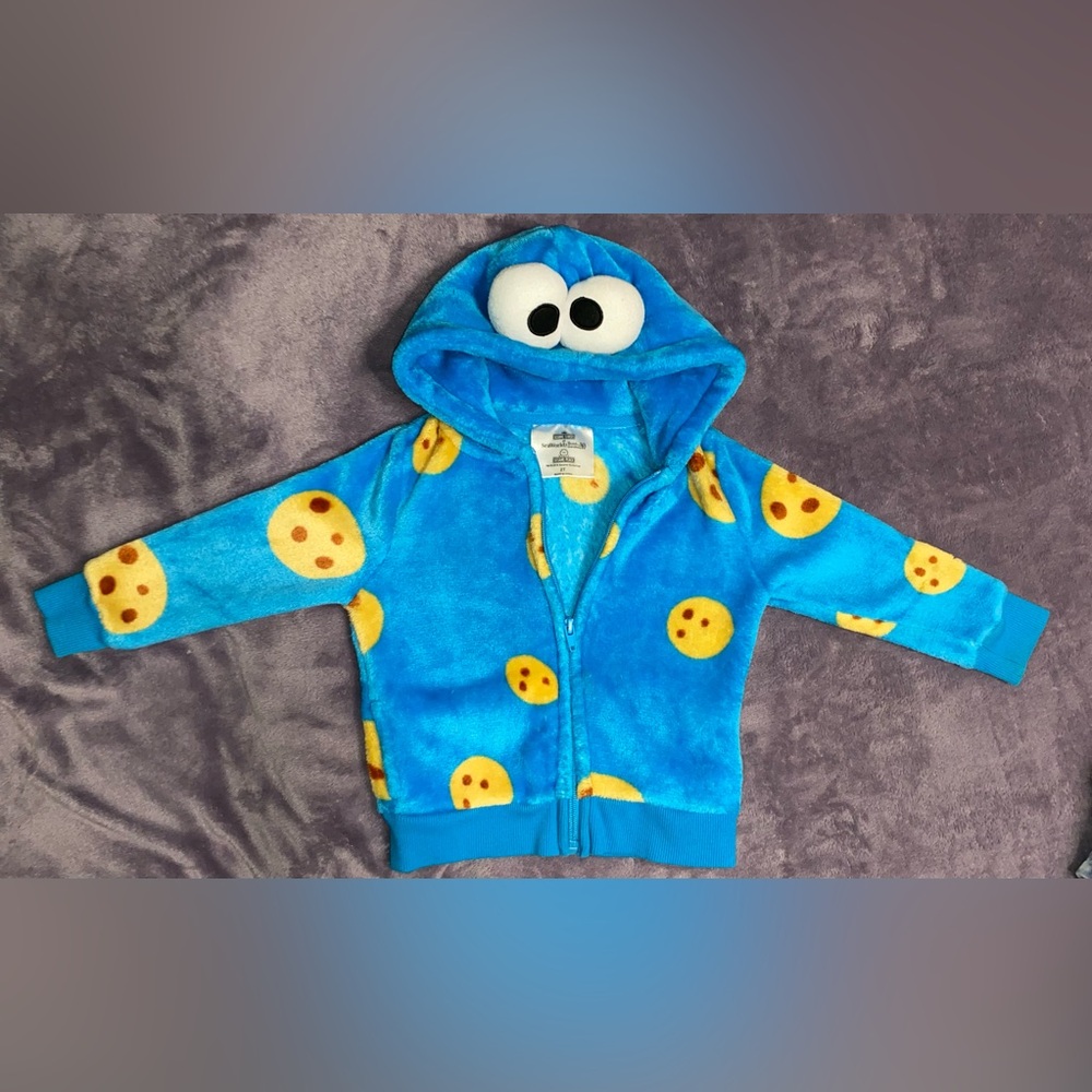 Sesame Street Cookie Monster Zip-up Jacket